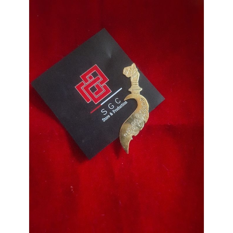 Pin Kujang ( Pin Peci )