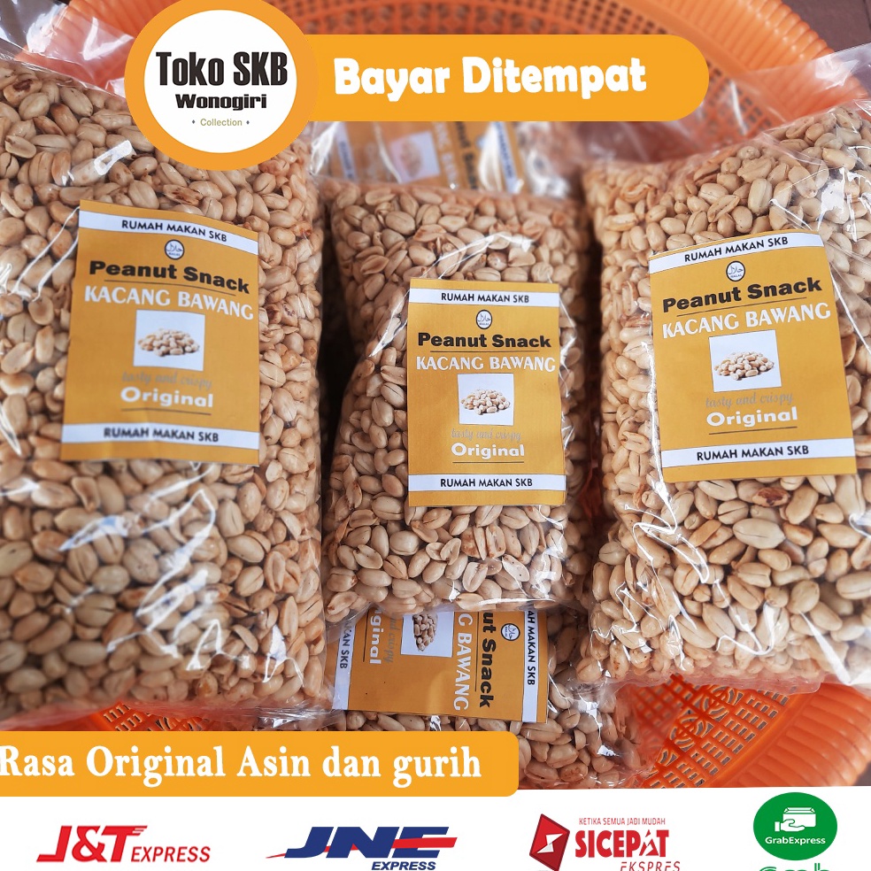 

Terbaru Best Seller!! (COD)1kg Kacang Bawang Gurih Asin Original Kota Wonogiri