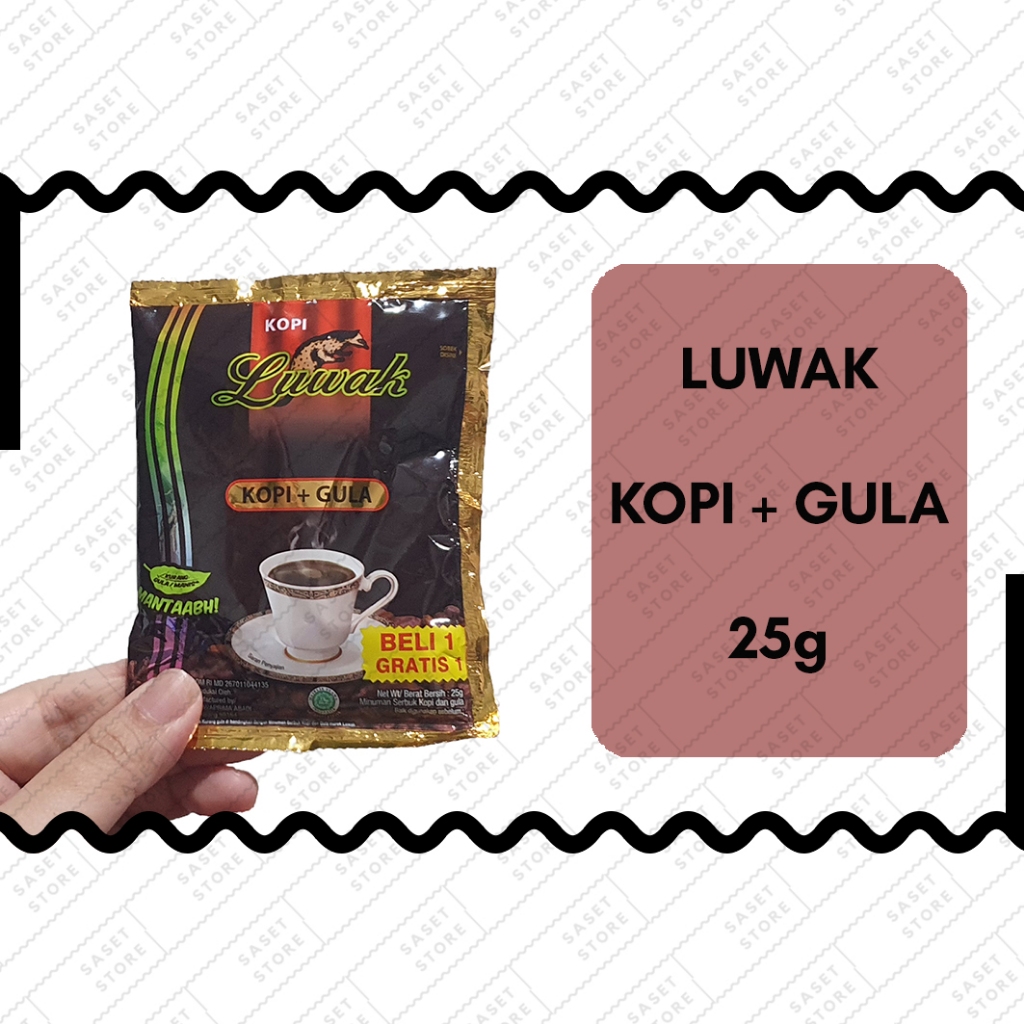 

Luwak Kopi Gula 25g Sachet Kopi Instan Serbuk