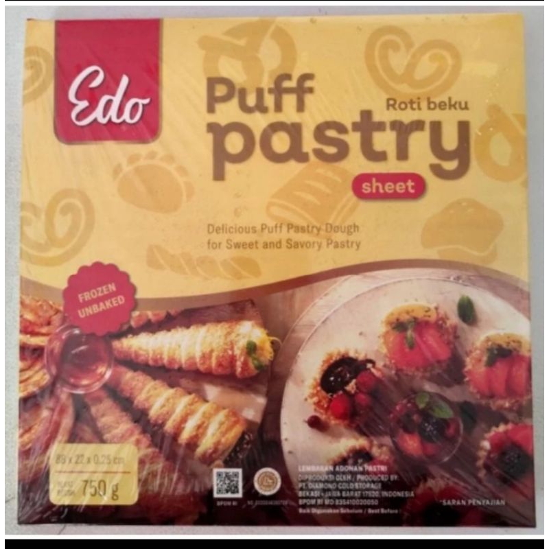 Edo Puff Pastry 750gr Kulit Zuppa