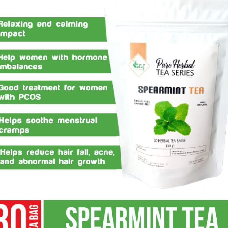 

Potongan spesial ELIF TEA Spearmint Tea | Spearmint Tea Untuk Jerawat | Teh Spearmint | Pure Herbal Tea Series | 30 Tea Bag