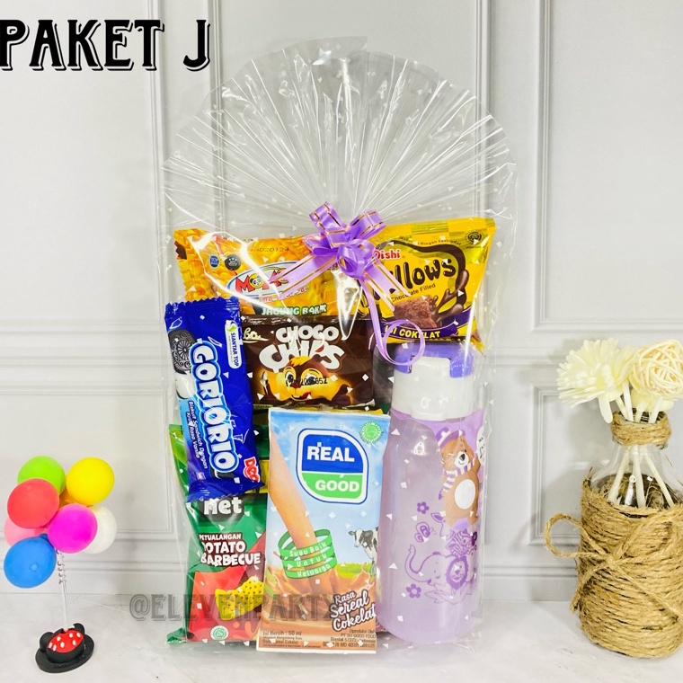 

HARGA GROSIR >> Paket Snack ulang tahun J/ Bingkisan / Souvenir / Goodie bag paket ulang tahun termurah