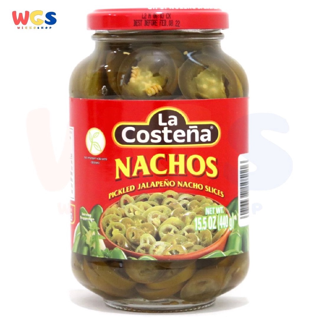 

Termurah La Costena Nachos Pickled Jalapeno Slices 440 gr gas !!