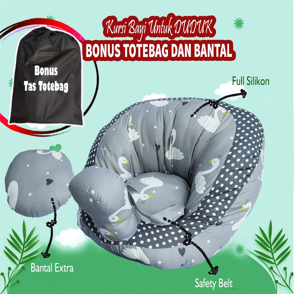 Kursi Sofa Bayi Belajar Duduk dan Makan Kursi Makan Bayi Cocok Untuk Bayi Untuk Belajar Duduk Makan 