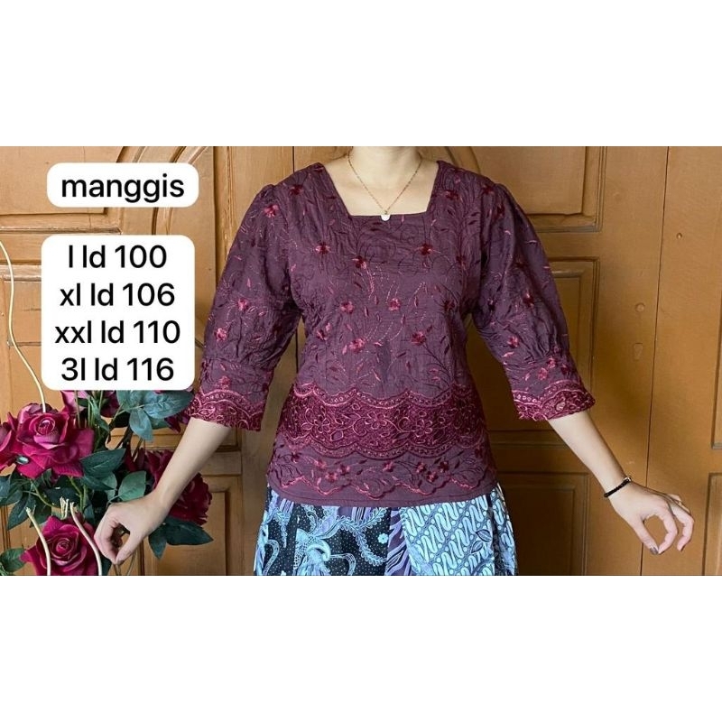 blouse katun bordir
