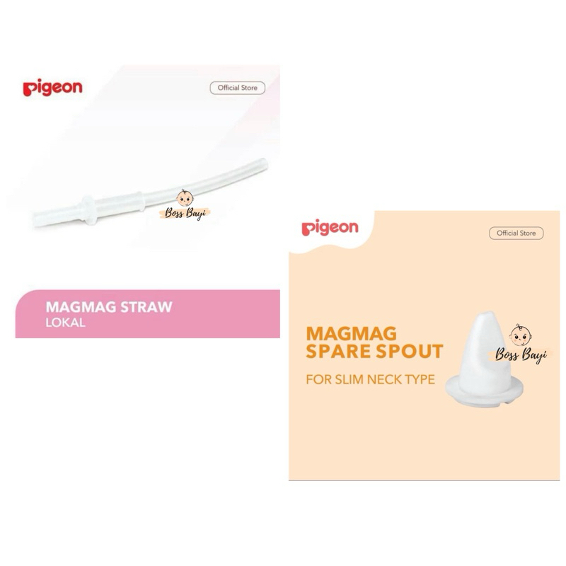 PIGEON Mag-Mag Spare Straw / Spout | Sedotan / Nipple Dot Tipe Spout