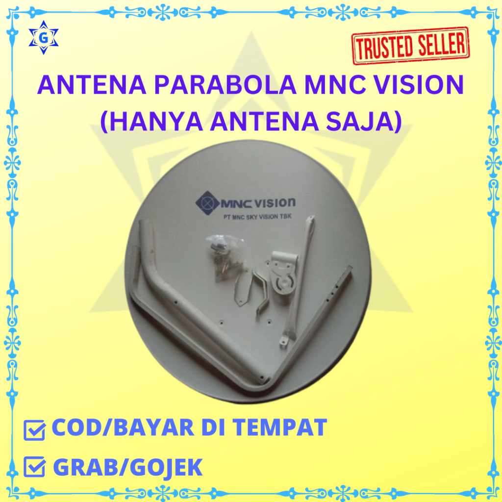 ANTENA PARABOLA KUBAND MNC VISION (HANYA ANTENA SAJA) TIDAK TERMASUK KABEL DAN LNB