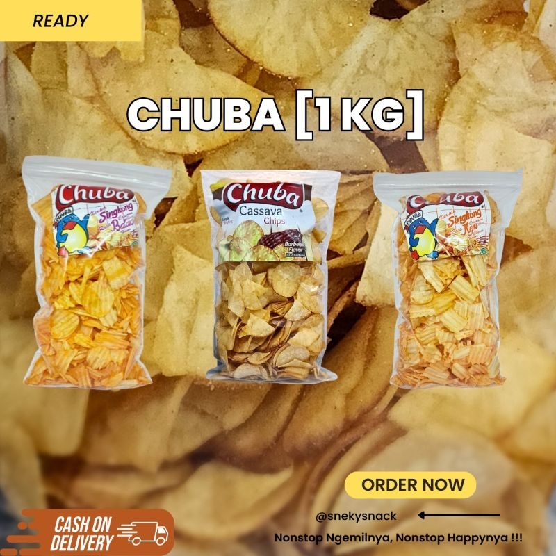 

Chuba Balado Keju Barbeque Snack Cemilan Keripik Enak 1 KG