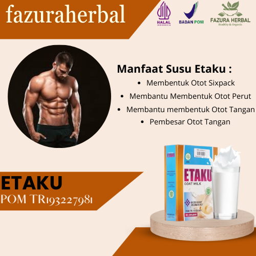 Etaku - Suplemen Pembentuk Perut Sixpack, Obat Pembentuk Otot Perut, Obat Pembentuk Otot Tangan, Oba