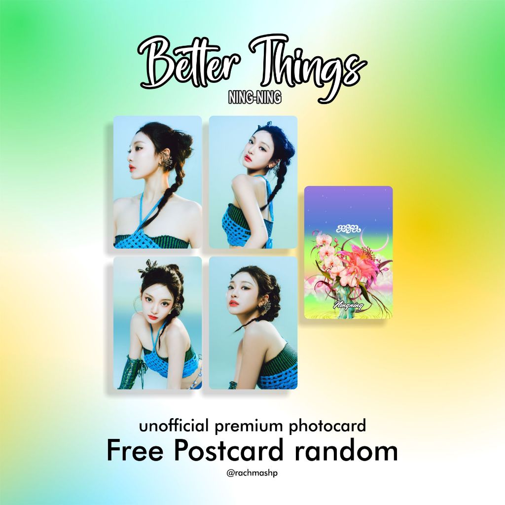PHOTOCARD/PC Better Things Ning-Ning Aespa