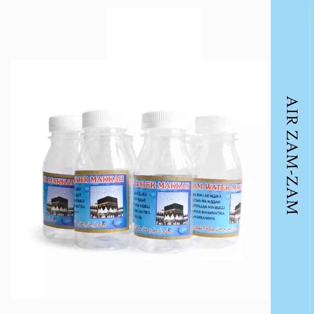

Air zam zam kemasan isi 80ml per 1 botol / Oleh oleh haji dan umroh