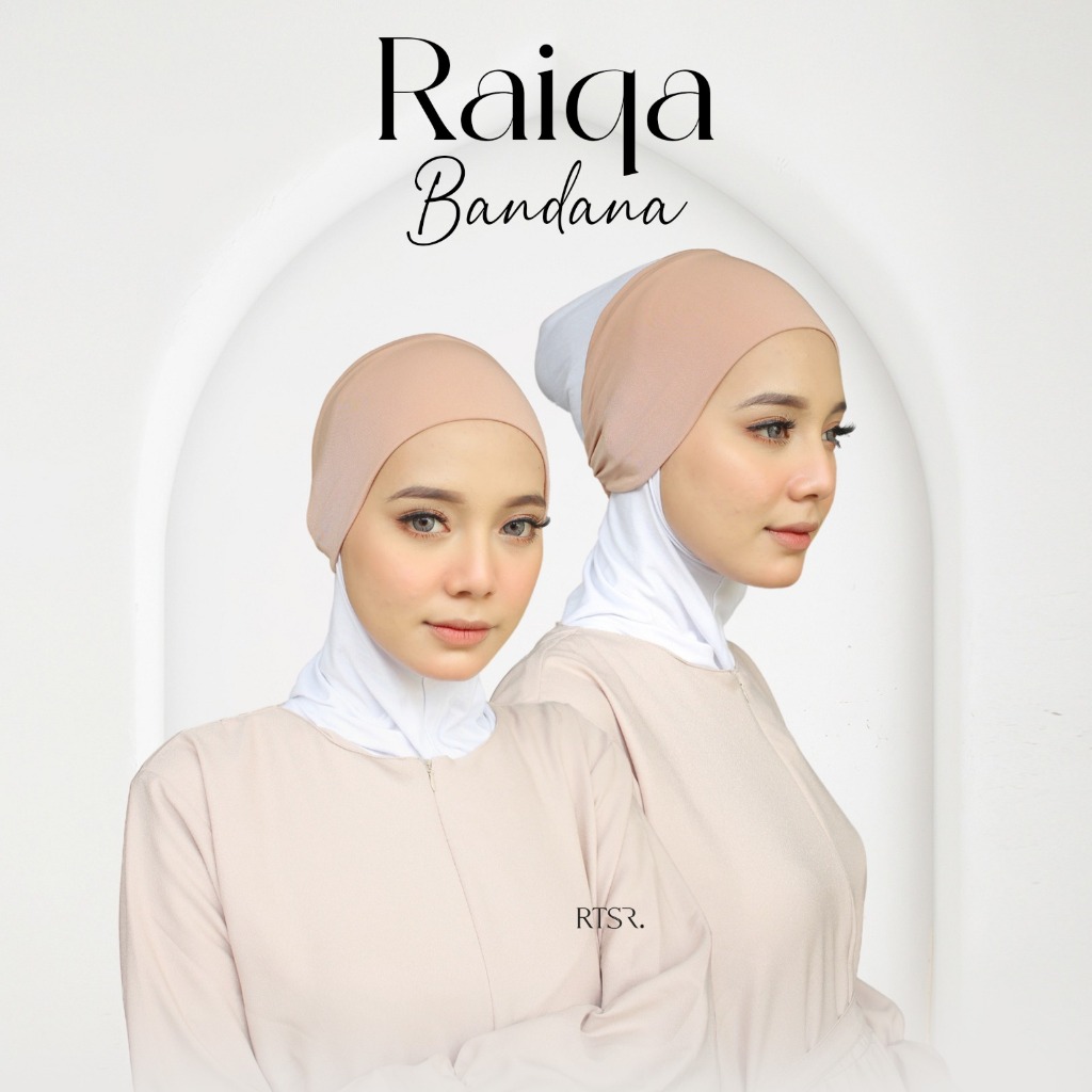 RTSR Raiqa Bandana ciput hijab jersey premium