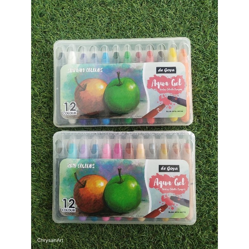 

De Goya Aqua Gel Set 12 /Gel Crayon/Krayon cat air/Krayon Gel