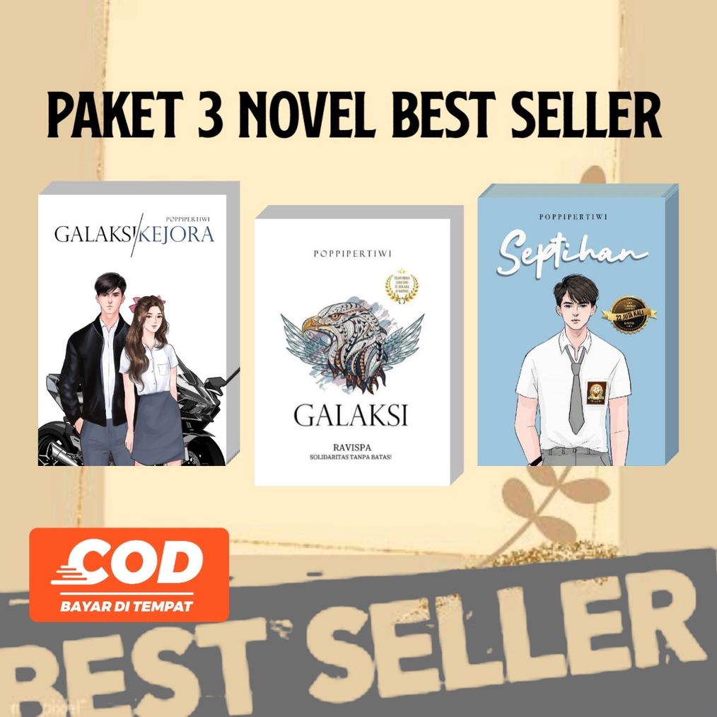 ✨COD✨ Paket 3 Galaksi kejora - Septihan - Galaksi [Novel pelajar] buruan