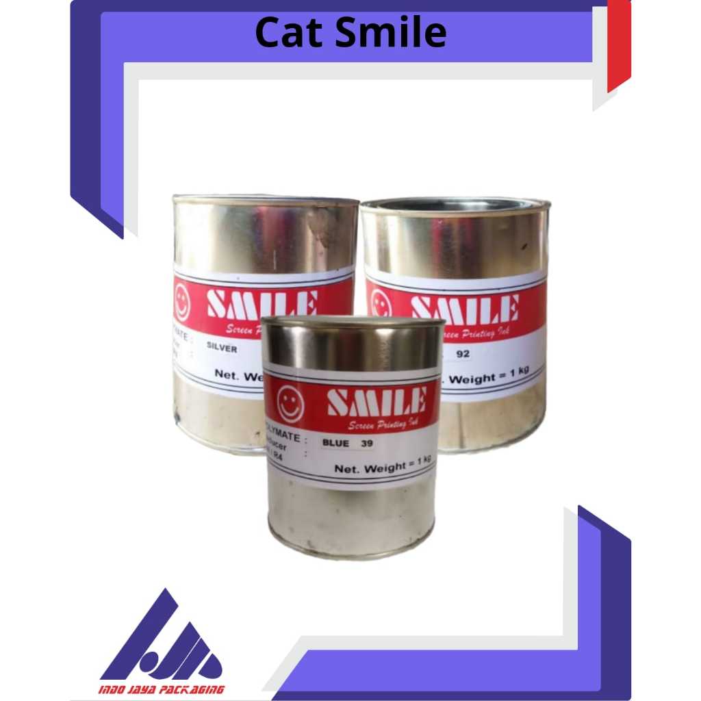 

Tinta/Cat Sablon Plastik SMILE POLYMATE