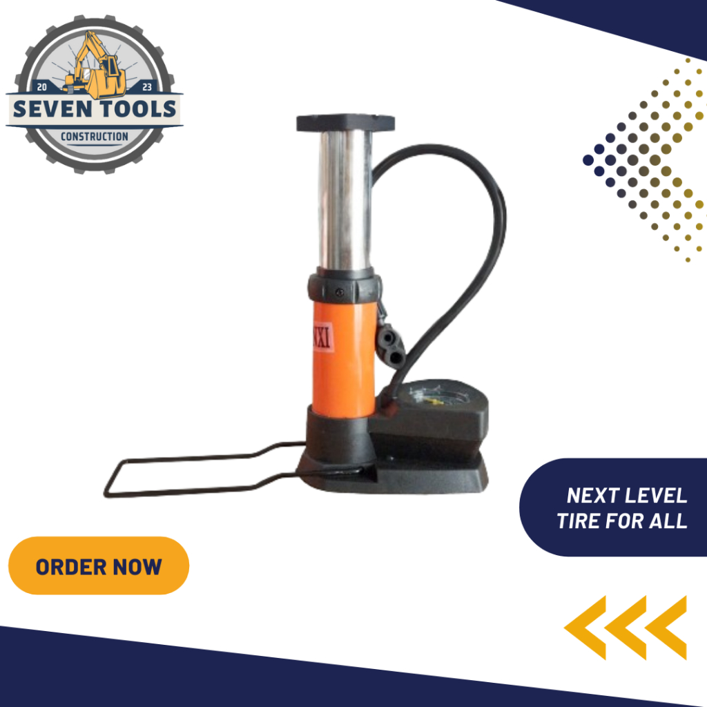 [ST] Pompa Ban Mini Foot Pump Portable / Pompa Angin Kaki / Pompa Angin Jarum Manual