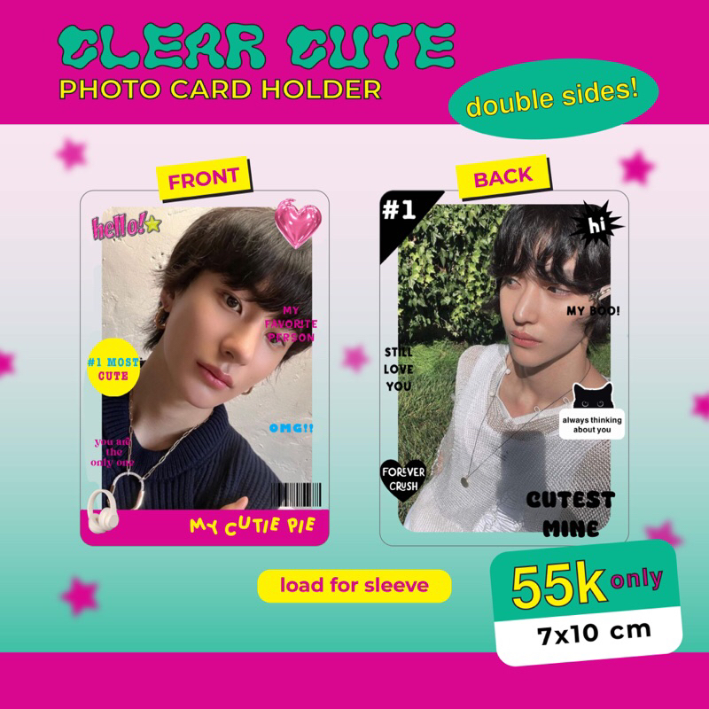 

CLEAR CARD HOLDER CAHOL DOUBLE SIDES [PRE ORDER]