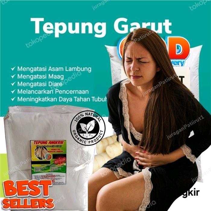 

Tepung Pati Garut / Arrowroot Powder / Irut | Lingkar Organik | 500gr
