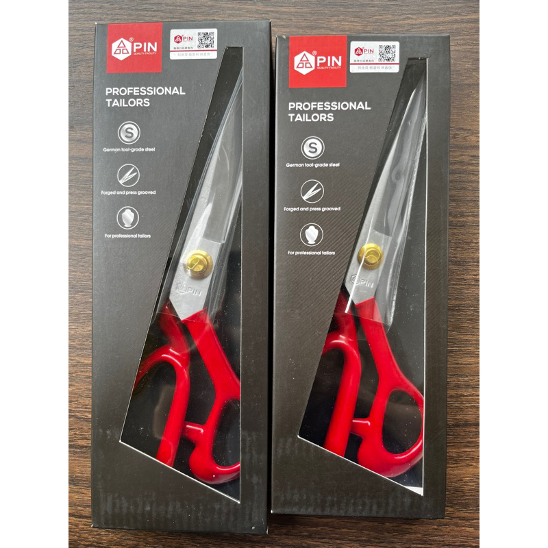 

GUNTING KAIN 8” 9” GUNTING KAIN MERAH PIN 1094