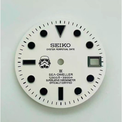 Jam Tangan Quartz Analog Dial 28.5mm Luminous Hijau Untuk Nh36 SEIKO Dial 2023