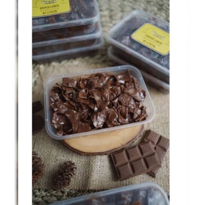 kripik pisang coklat