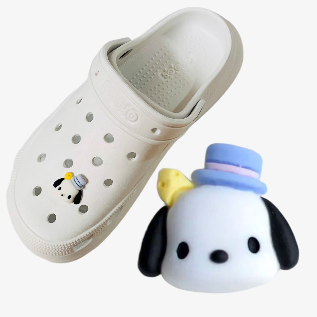 Charms karakter kuromi and friends  - crocs sendal - Liontin sepatu sendal, tas/ransel dan gelang - pin sendal sepatu dan tas - aksesoris sendal sepatu dan tas