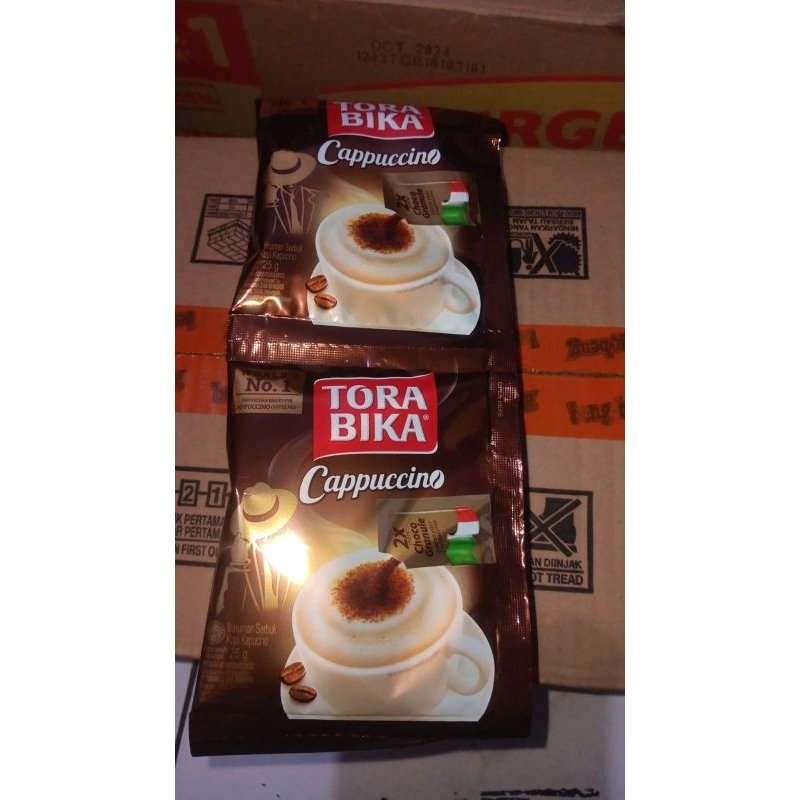 

TORABIKA CAPUCINO CHOCO GRANULE renceng isi 10 @25gr