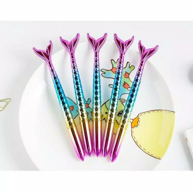 

MERMAID PEN Alat Tulis Pen Mermaid Tinta Gel Pulpen LuCU