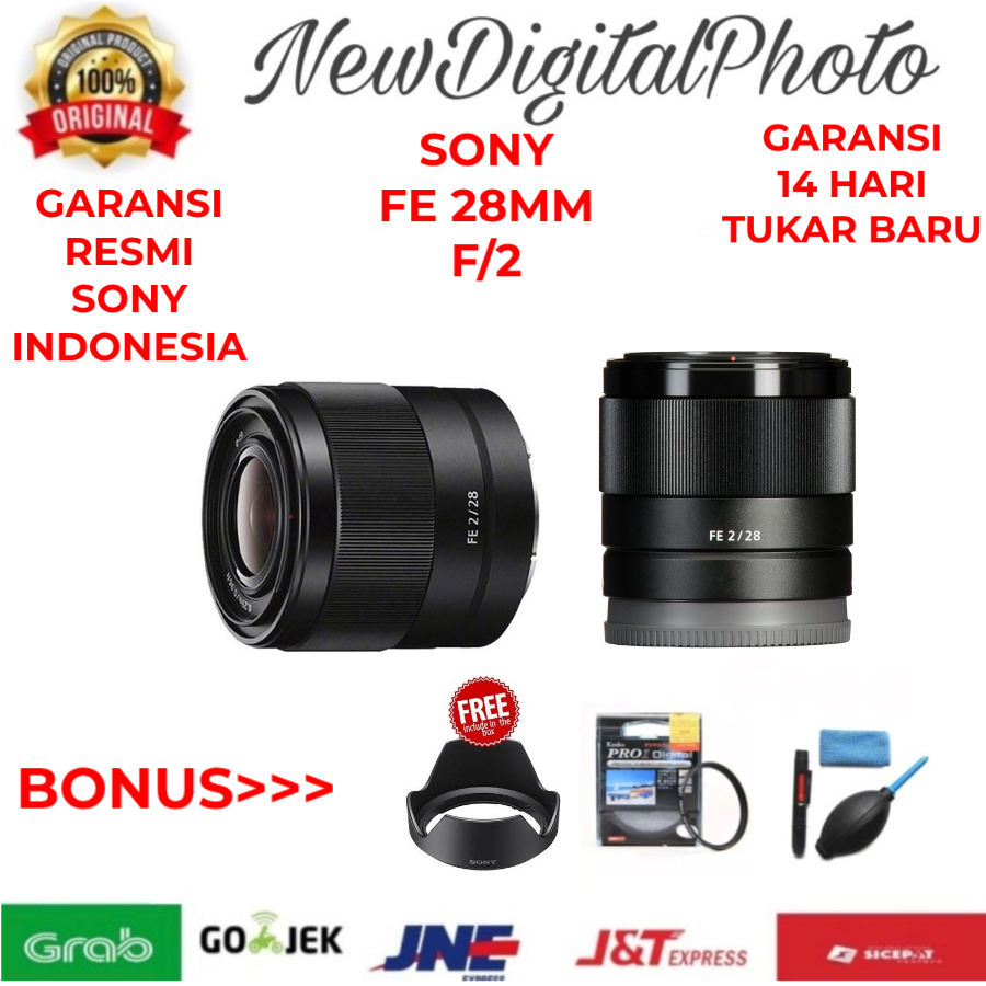Sony FE 28mm f2 Lensa Sony 28 mm f/2 GARANSI RESMI