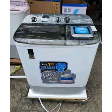 MESIN CUCI AQUA QW-760XT 2 TABUNG 7Kg HIJAB SERIES