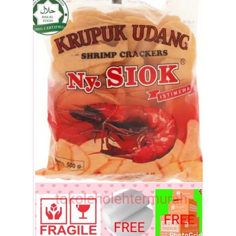 

➱Ready Stock udang oval Ny Siok - Udang Oval 500 gr (FREE BUBBLE WRAP) T85