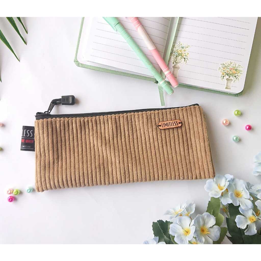 

Limitless - Pencil Case WOFY Bahan Bludru / Pouch Tempat Alat Tulis Serbaguna / Travel Pouch / TEMPAT PENSIL