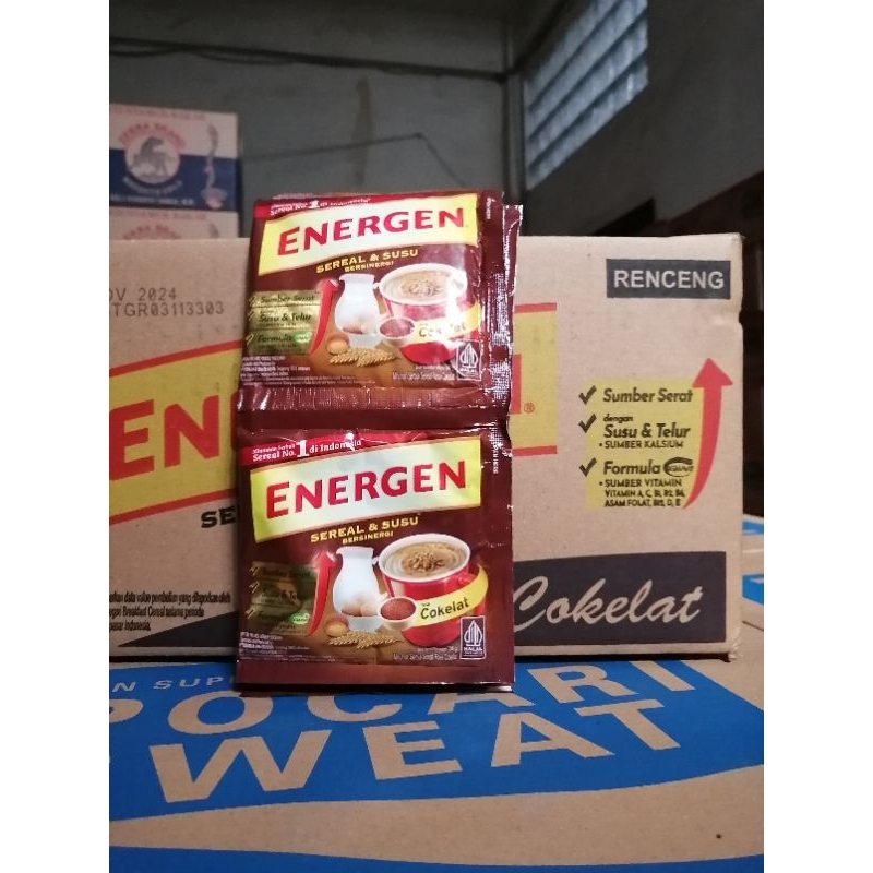 

Energen Sereal & Susu Bersinergi kemasan renceng