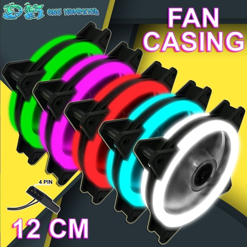Fan Casing Pc Led 12cm ( Fan Casing berbagaai warna )