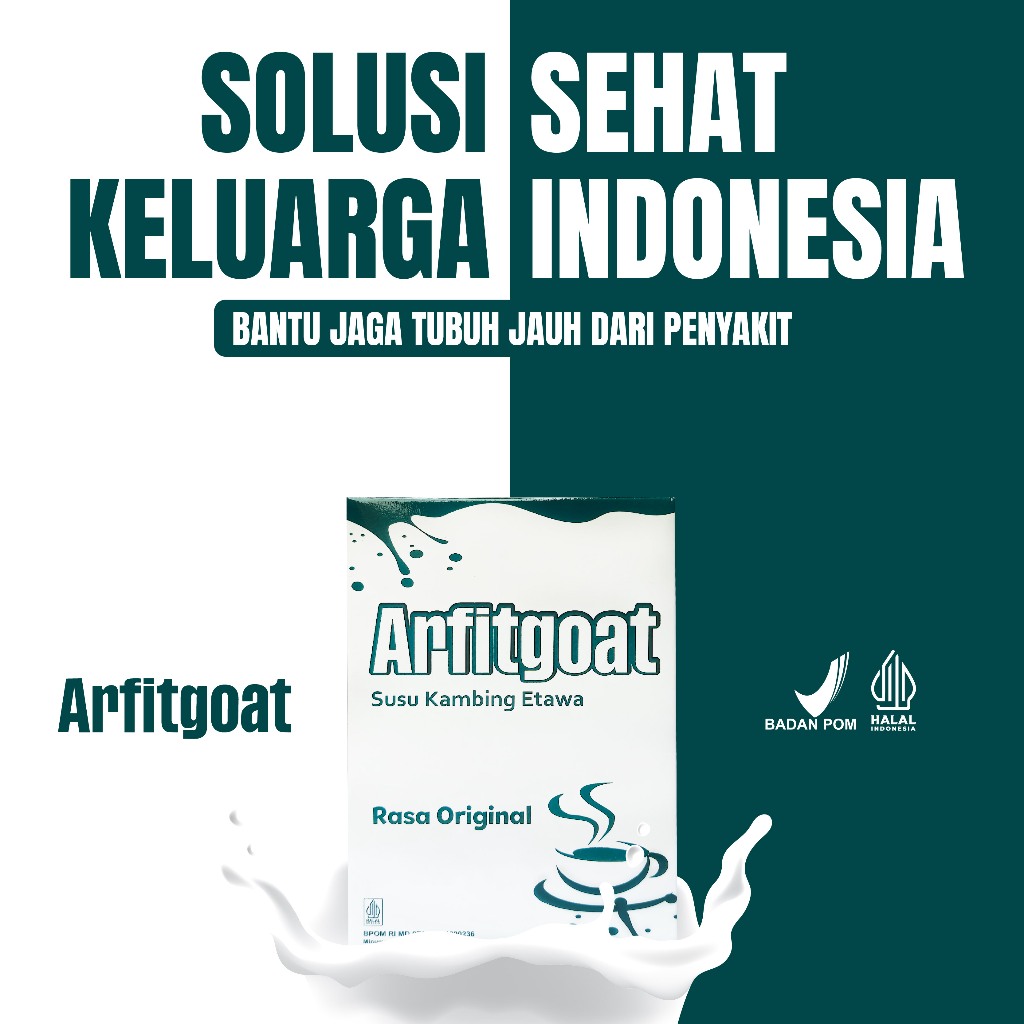 

Susu Arfitgoat Susu Kambing Etawa Original - Atasi Menjaga kesehatan dan kepadatan tulang BPOM
