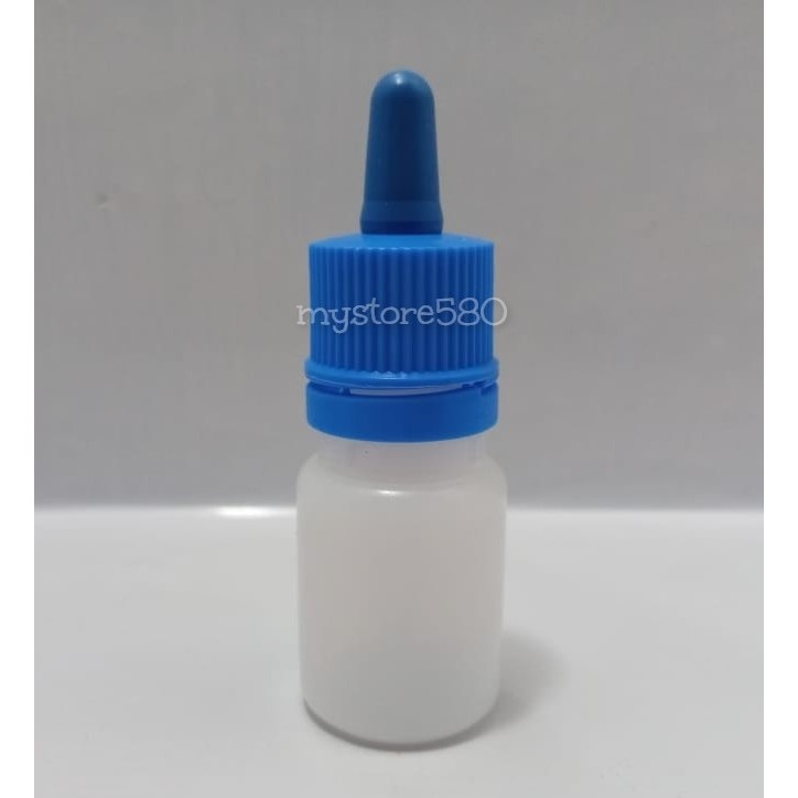BOTOL SERUM PLASTIK TUTUP BIRU 5 ML / BOTOL PIPET 5 ML / BOTOL PLASTIK SERUM