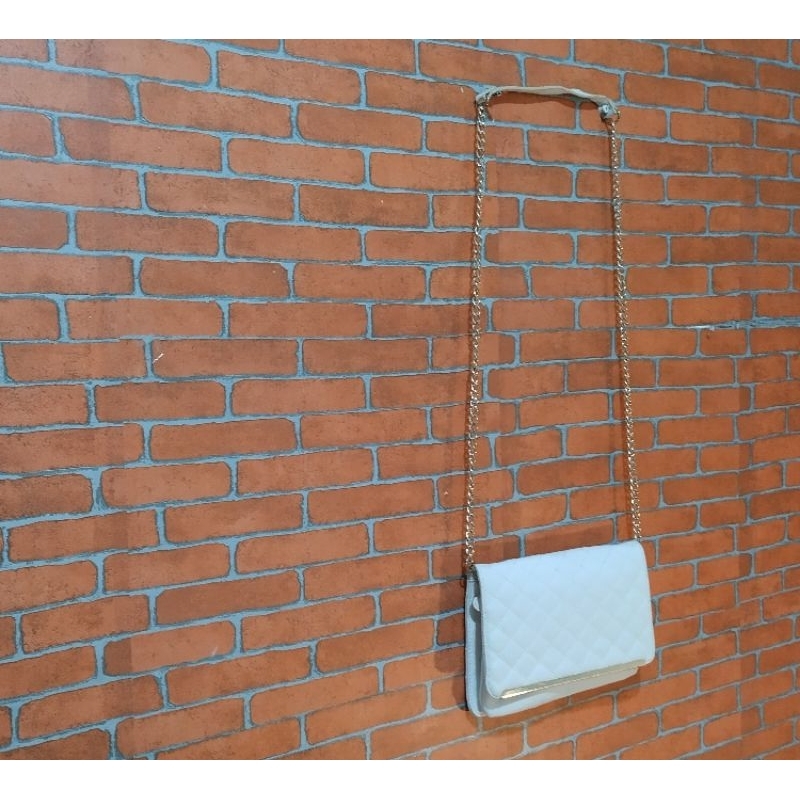 PRELOVED ALDO ORI TAS SELEMPANG PUTIH (25x20x3cm)