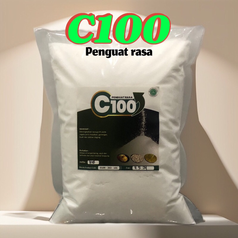 

(1kg) C100 Penyedap rasa/ Penguta rasa/ booster rasa gurih(lebih gurih datri MSG/MICIN)