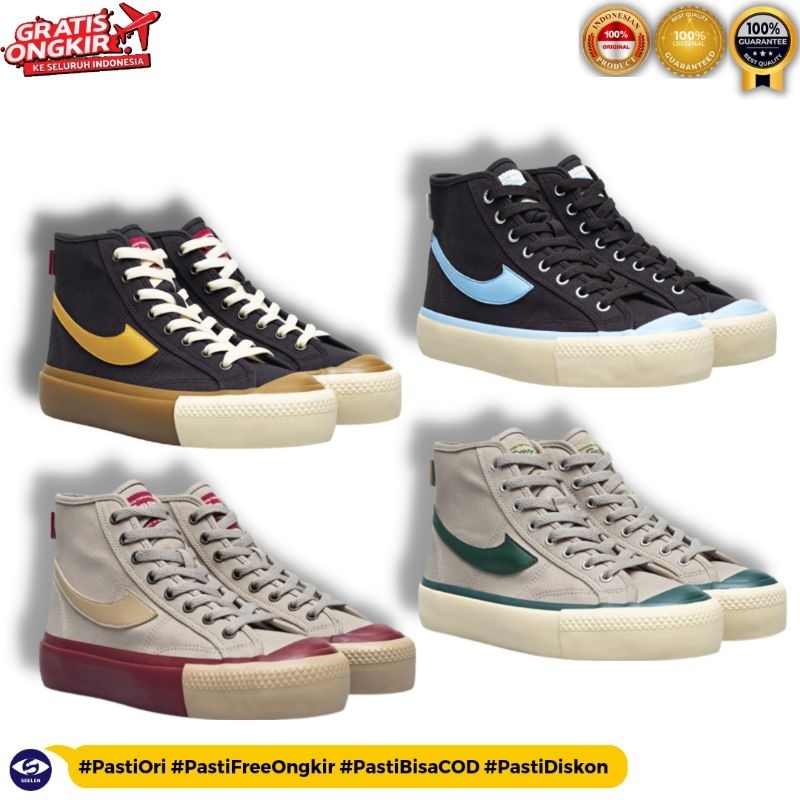 [ORIGINAL LIMITED EDITION] COMPASS GAZELLE HIGH WAFER GREEN WAFER MAROON CARAMEL CHOCO ICE