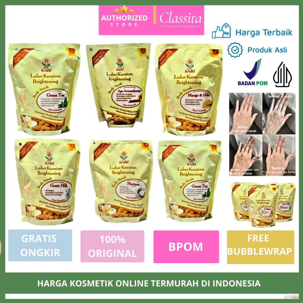𝐂𝐋𝐀𝐒𝐒𝐈𝐓𝐀.𝐈𝐃 - Lulur Keraton Pemutih Badan | Lulur Pemutih | Lulur Mandi Pemutih Badan | Lulur Kerato