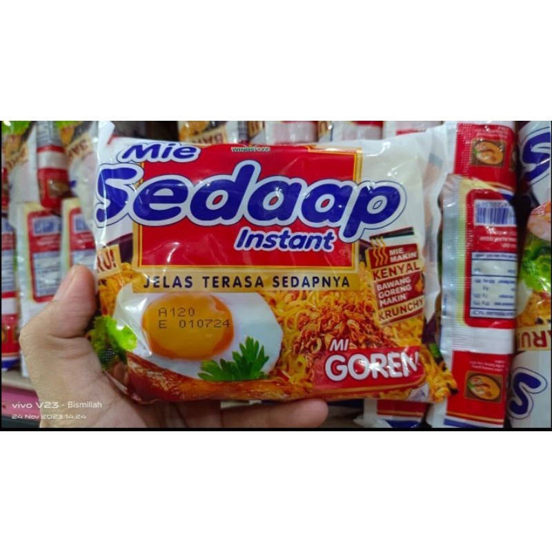 

mie sedap bawang goreng instan 90gr x 5