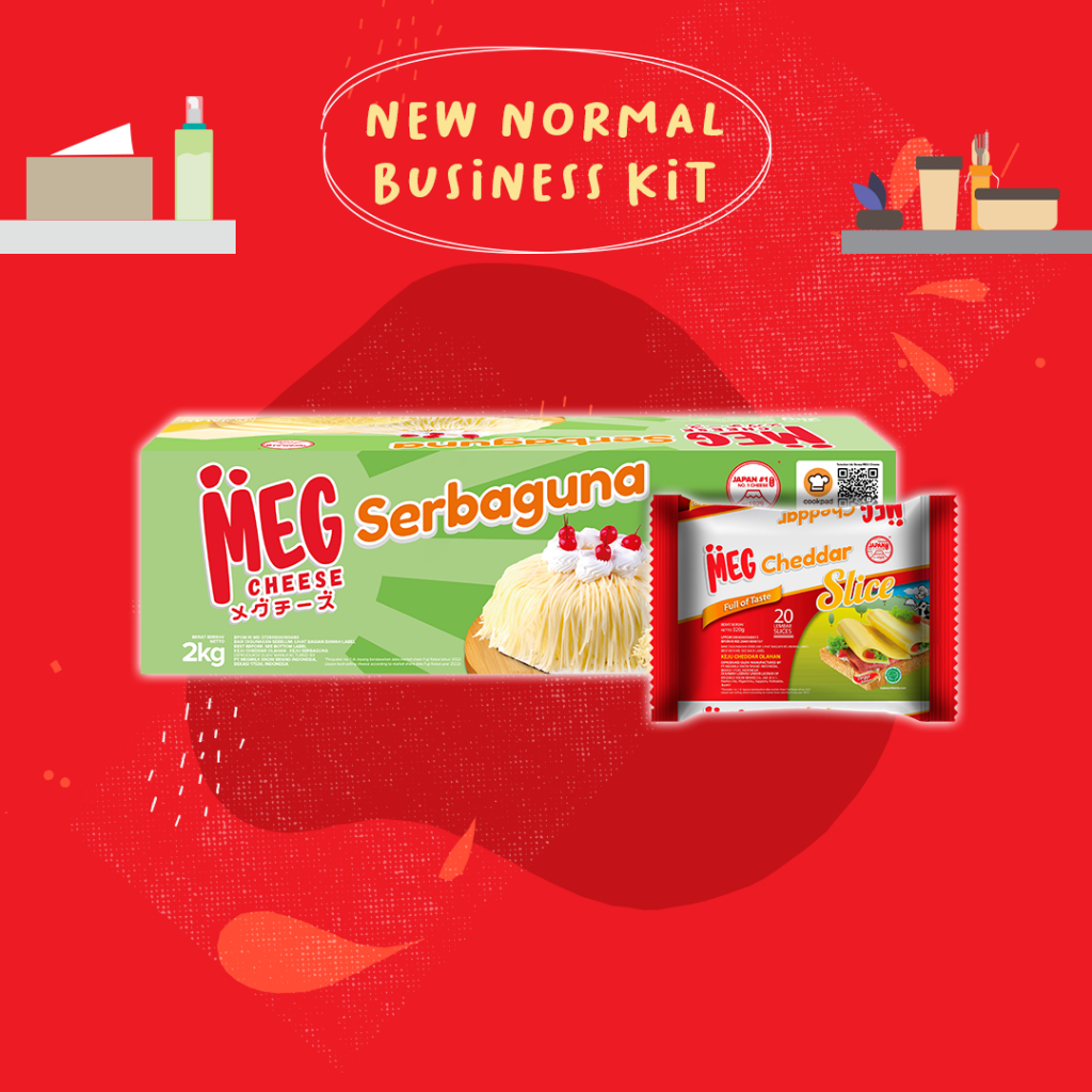 

MEG Starter Pack - Keju Serbaguna 2Kg & Cheddar Slice 20(New Business)