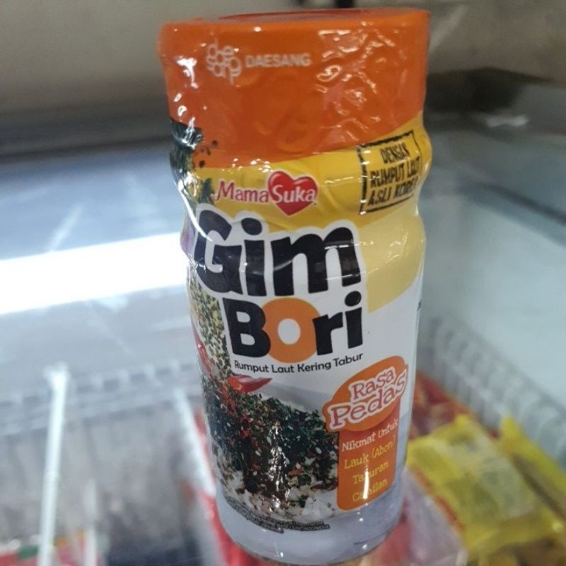 

Gim Bori Rumput Laut Kering Tabur Rasa Pedas 30gr