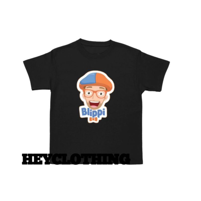 (BISA COD) KAOS ANAK BLIPPI BAJU ANAK PAKAIAN ANAK GAMBAR BLIPPI