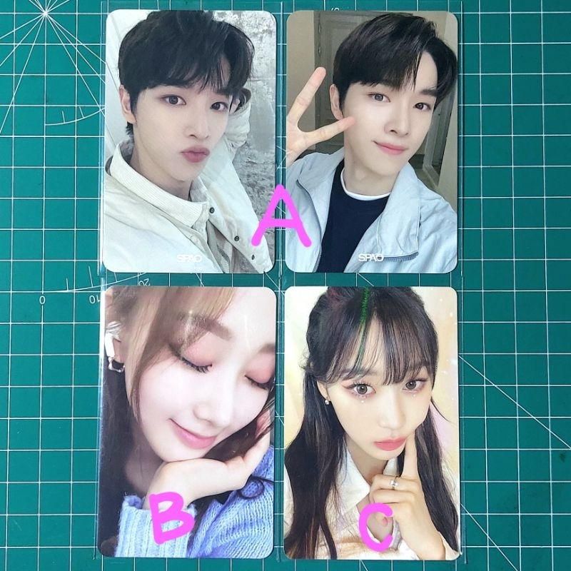 sungchan nct riize spao benefit gift pout peace giselle aespa synk fortune scratch selca merem tuspi