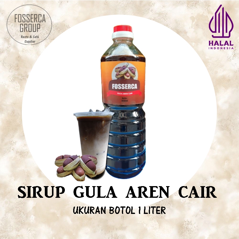 

Gula Aren Cair / Liquid Arenga Palm Sugar Syrup by Fosserca - 1 Liter