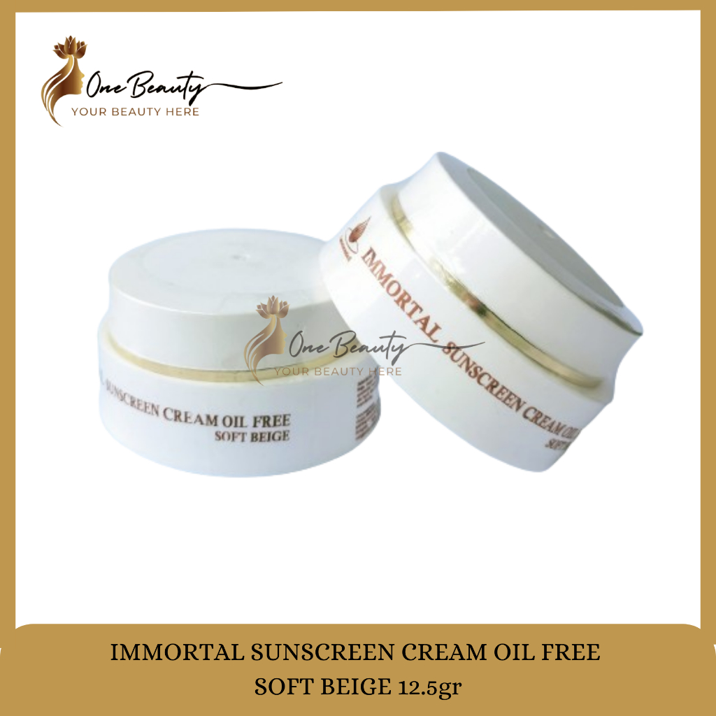 Immortal Sunscreen Cream Oil Free Soft Beige