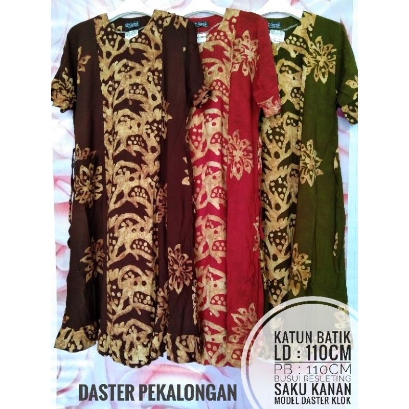 Sackdress Batik Pekalongan Sanny / Sackdress Busui / Daster Busui / Daster Payung Batik / Daster Bat