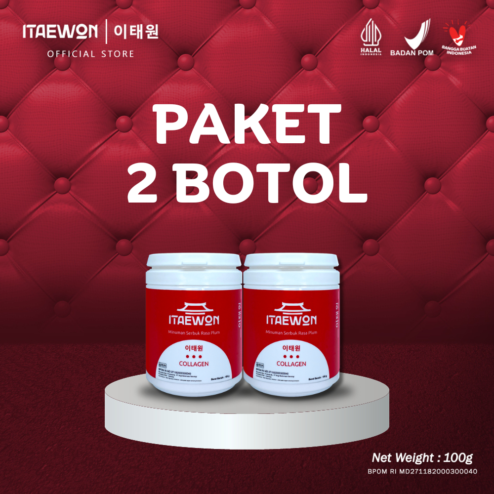 Paket 2 Botol ITAEWON Collagen Drink | TAEWON Kolagen | Kolagen Korea | Kolagen Premium | Minuman Ko