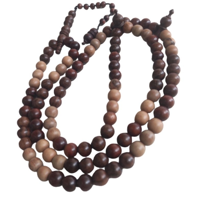 tsbih kombinasi 10mm kayu bertuah tasbih kayu stigi kayu dewandaru  dan kayu kalimasada